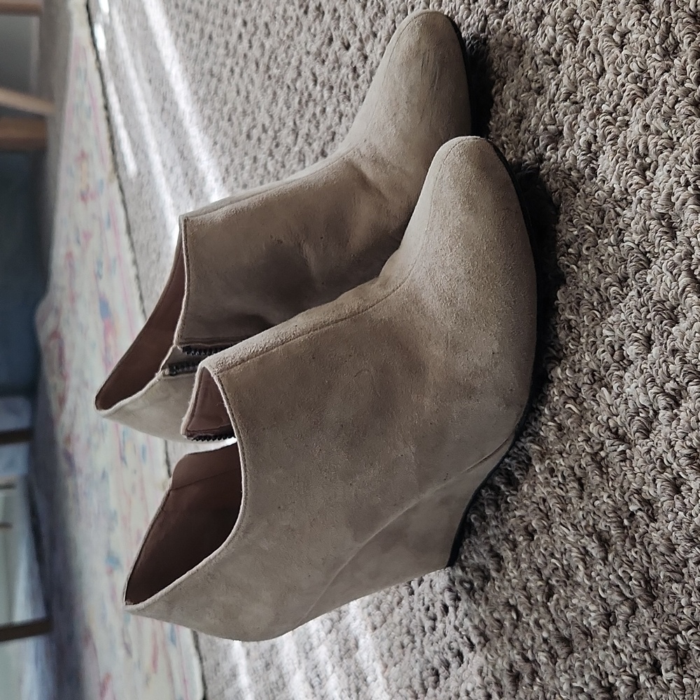 Vince camuto wedge booties